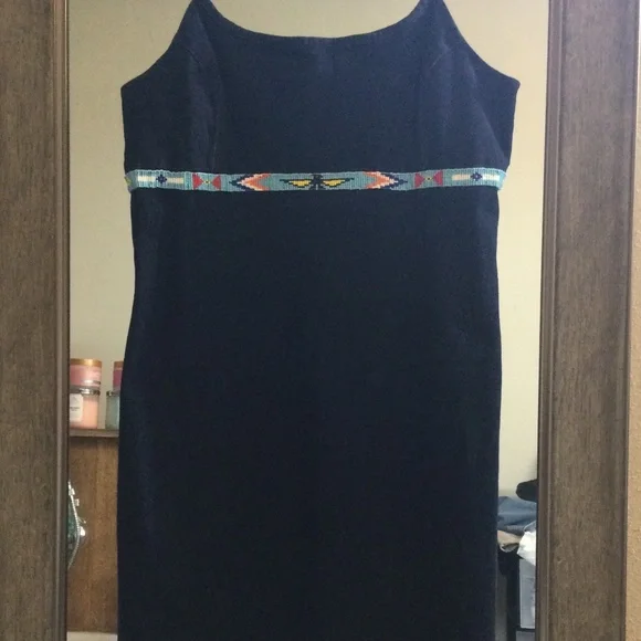 white christmas dresses Medium Wash Denim Maxi Dress - All Denim main image 0